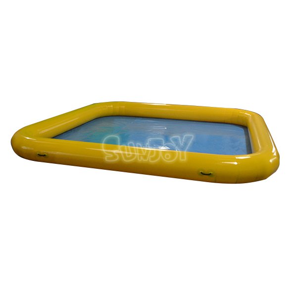 Single Tube Yellow Inflatable Pool