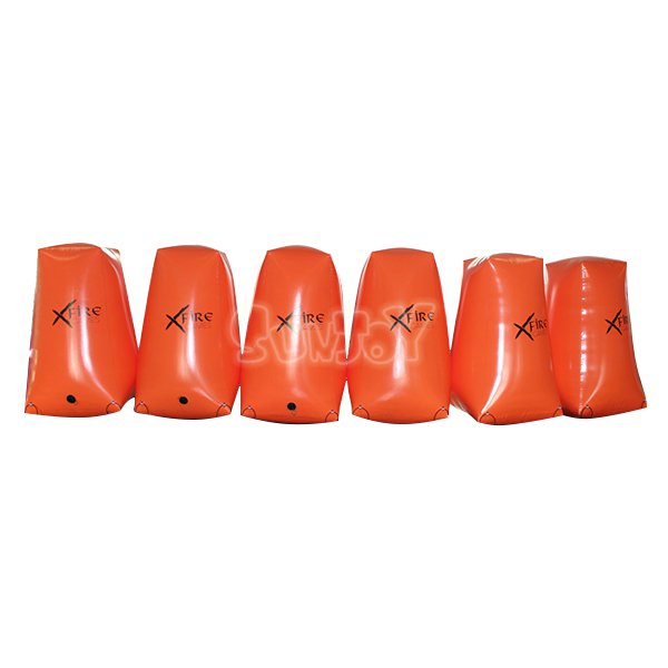 6 Pcs Orange Temple Bunkers Paintball Obstacle Custom SJ-PB16001