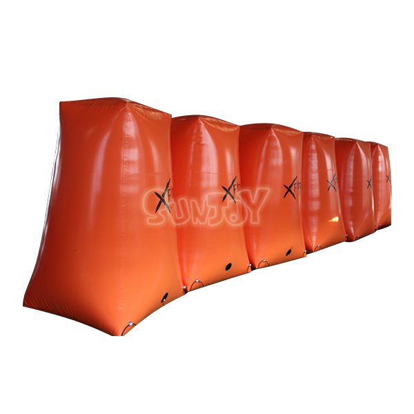 Orange Inflatable Temple Bunkers
