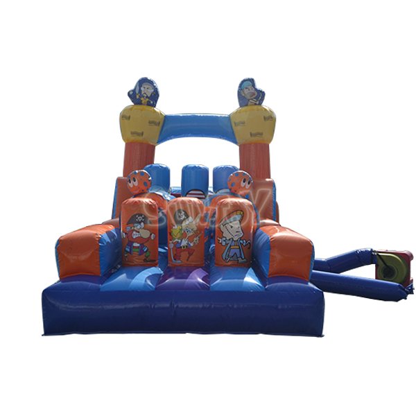 Pirate Small Inflatable Obstacle Course For Kids SJ-OB13007