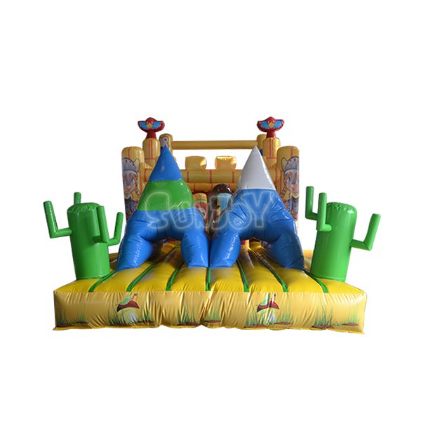 SJ-OB14013 Pyramid Inflatable Obstacle Course Playground