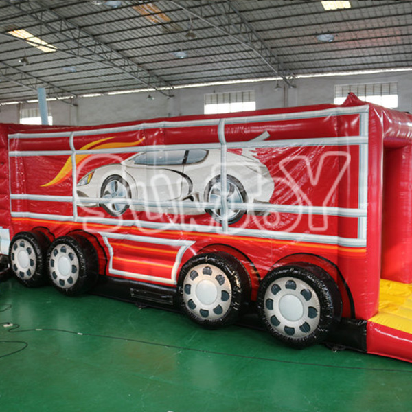 14M Big Truck Inflatable Obstacle