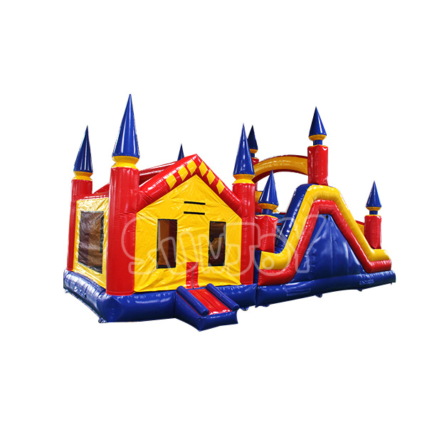 SJ-CO17001 Inflatable Bouncy Castle With Water Slide Combo