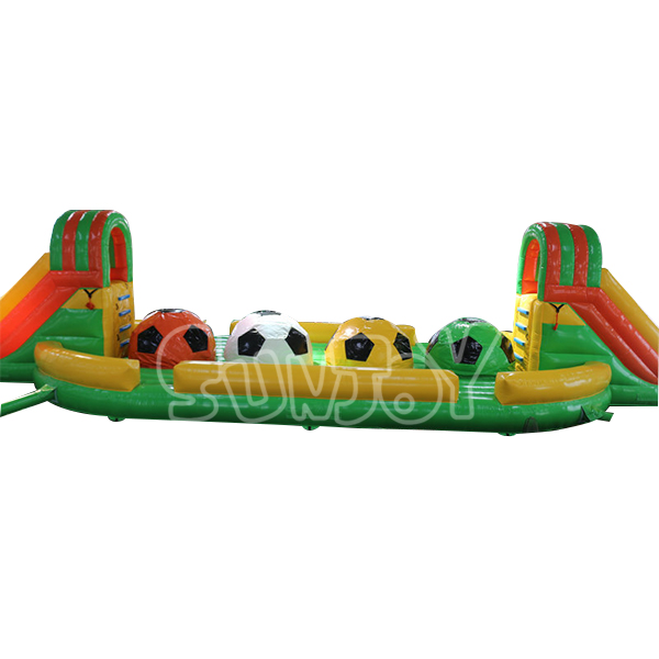Inflatable Soccer Obstacle Game