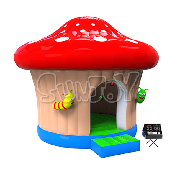 Mushroom Bounce House With Interactive Game New Design SJ-NBO18819