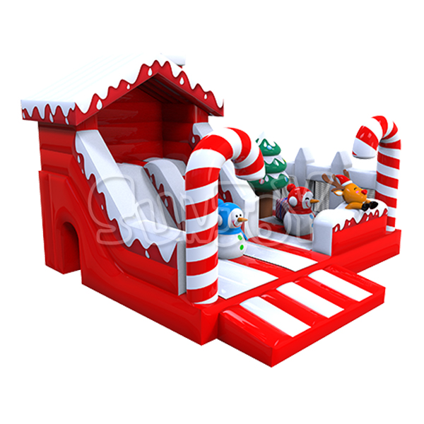 Christmas Slide Bouncer Combo New Design For Kids SJ-NCO18816