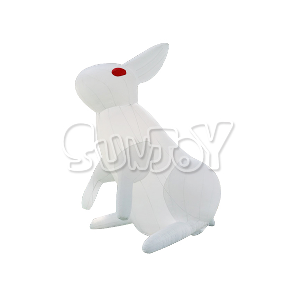 5M Tall Inflatable Easter Bunny White Rabbit For Advertising SJ-AD16024