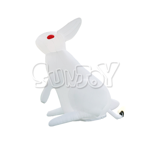 Inflatable White Rabbit