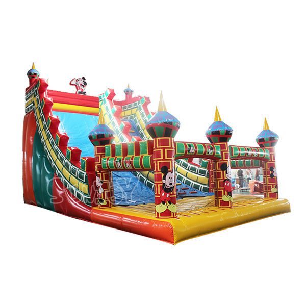 Disney Castle Inflatable Slide