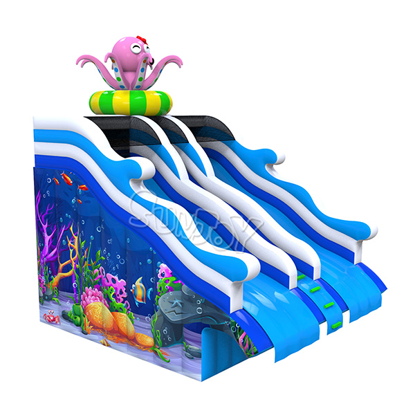 Swimming Pool Octopus Water Slide