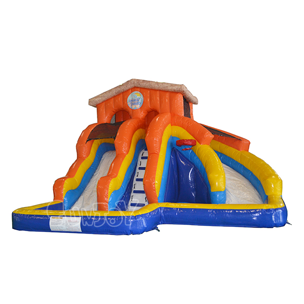 Wet/Dry Splash Island Inflatable Slide Playground For Kids SJ-SL14016