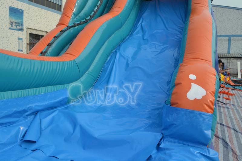 red carp inflatable water slide detail picture 1