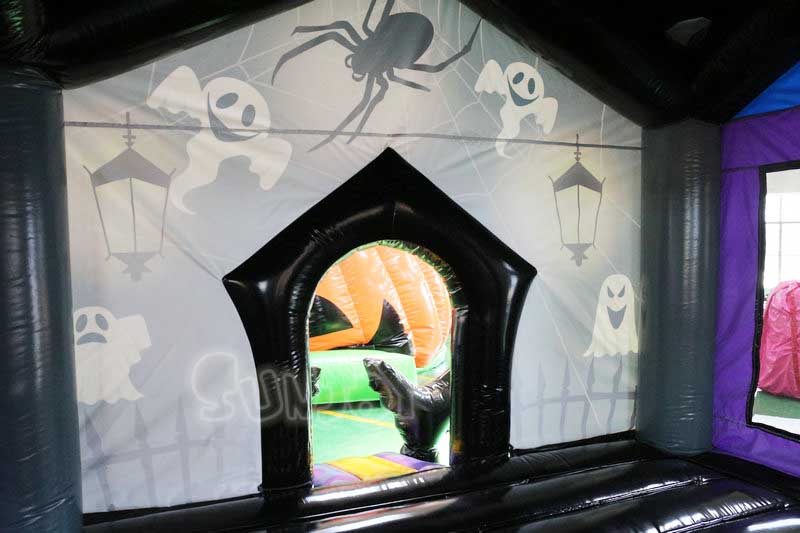 inflatable halloween bounce house detail picture 2