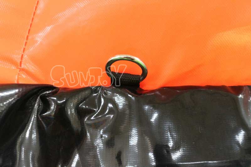 inflatable pumpkin bounce house reinforced D-ring