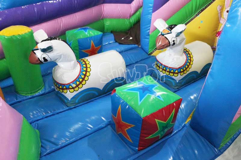circus troup inflatable playground fun games 4