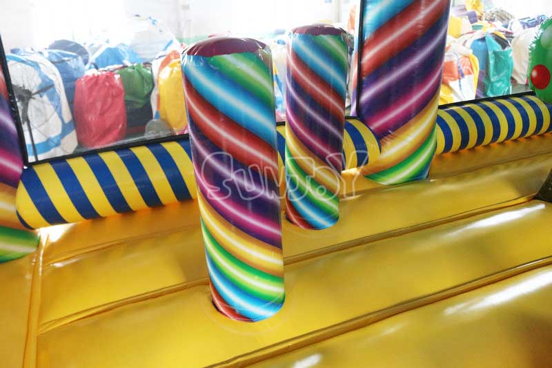 candy inflatable playland candy pillars