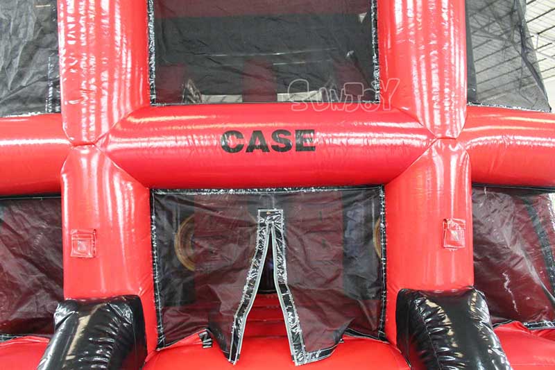 red car inflatable playground entrance