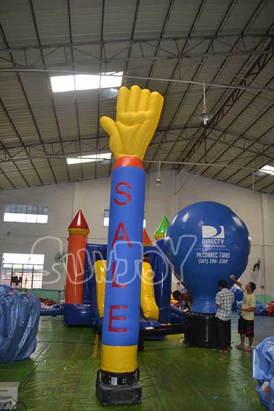 giant hand air dancer advertising