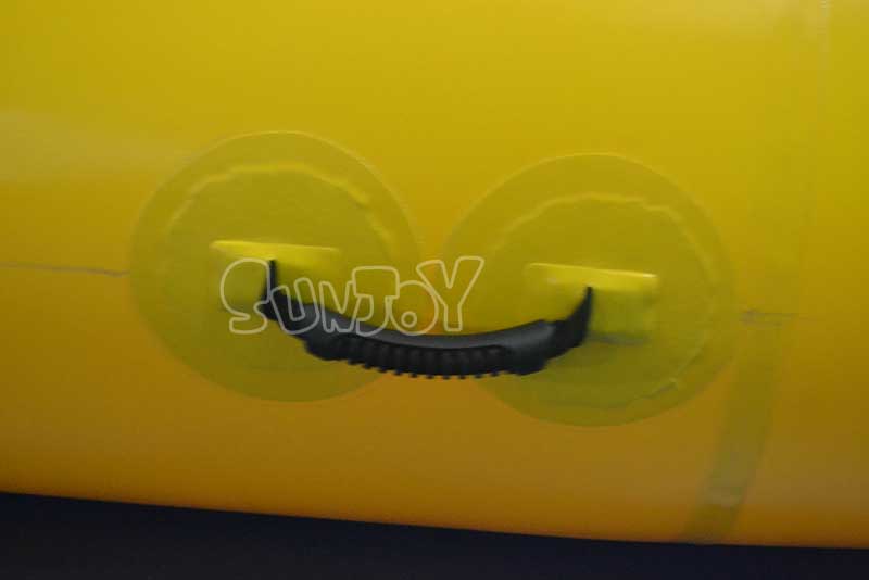 6m yellow square inflatable pool handle
