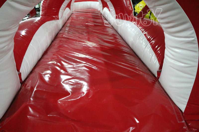 22ft red white inflatable slip n slide lane
