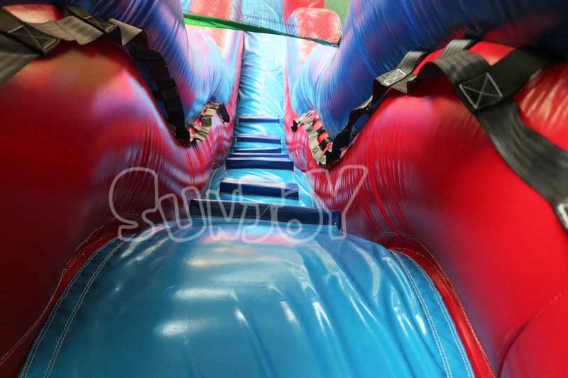 18ft sports inflatable water slide climb stair