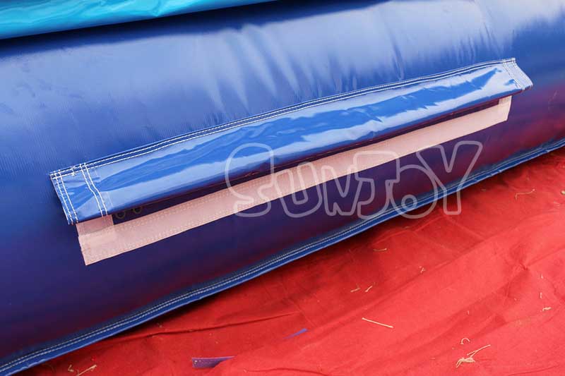 dolphin inflatable jump house combo air leakage hole