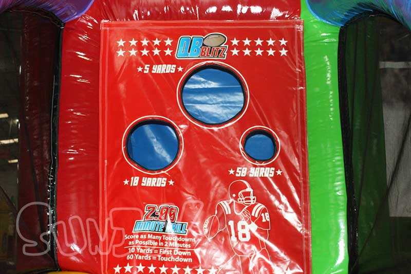 3 in 1 inflatable ball game football practice