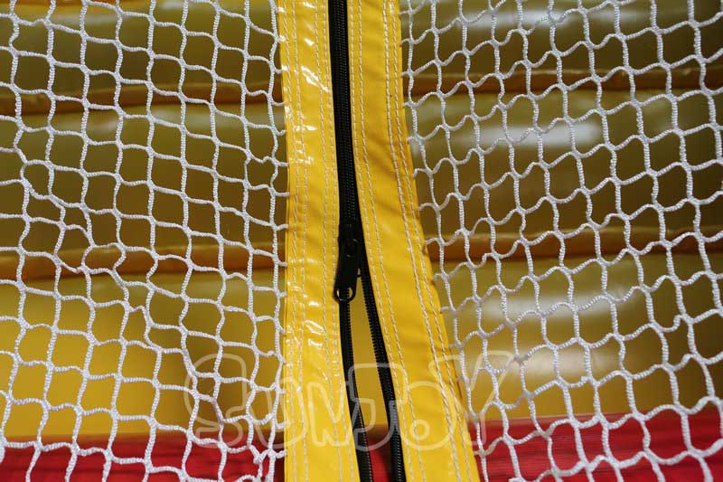 12m inflatable soccer field net zipper