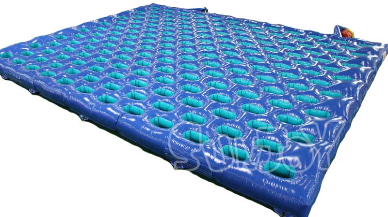 10m inflatable mattress run obstacle mat