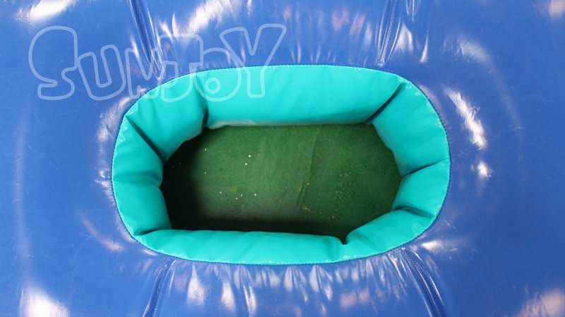 10m inflatable mattress run obstacle mat foot hole