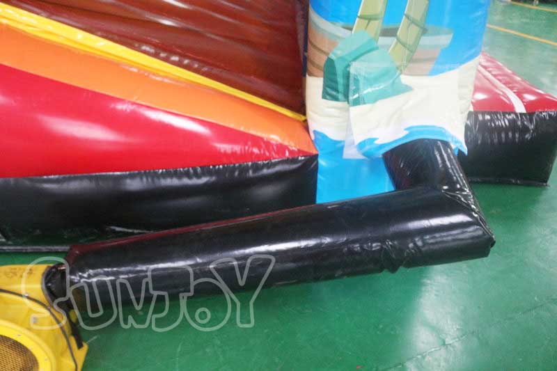 inflatable pirate shooting game power blower