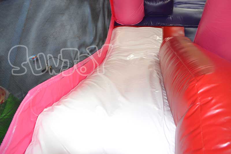princess bounce house with dry slide