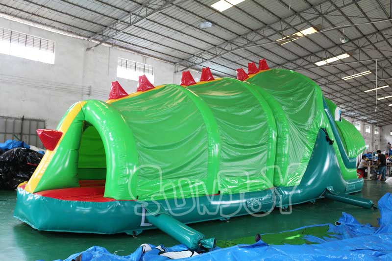 inflatable crocodile bouncer tail