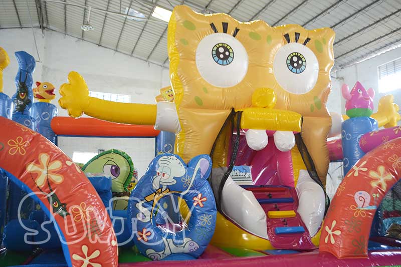 the giant inflatable spongebob