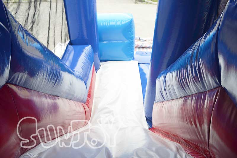 frozen jumping castle inflatable slide