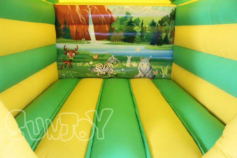jungle inflatable jump house bouncing area