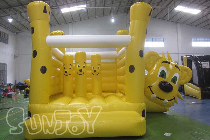yellow tiger bounce house for sale
