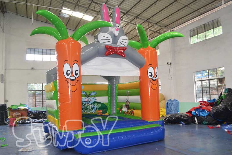 rabbit carrot jumping castle for sale