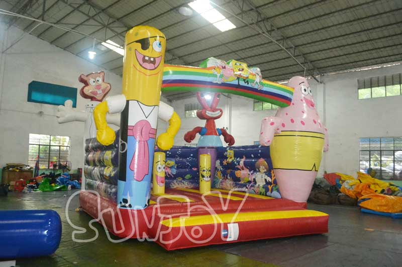 spongebob inflatable jump house for kids