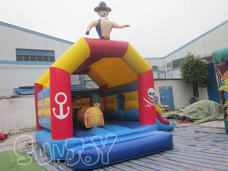 pirate bouncy house slide combo for kids