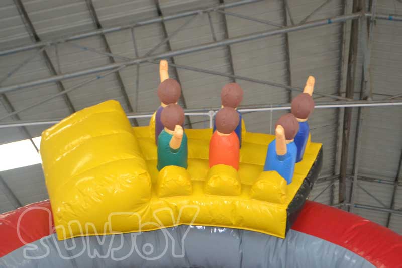 roller coaster inflatable cartoon