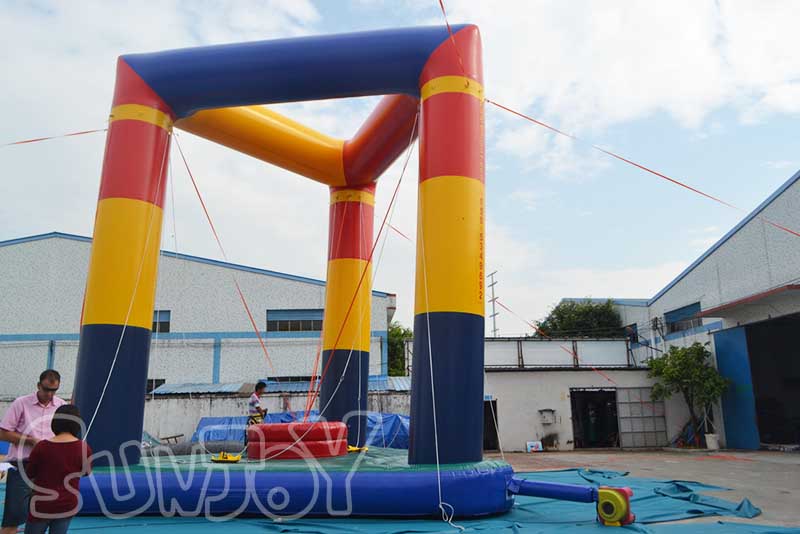 inflatable bungee trampoline option one