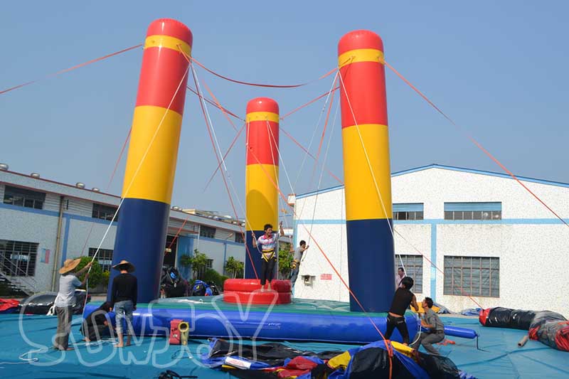 inflatable bungee trampoline option two