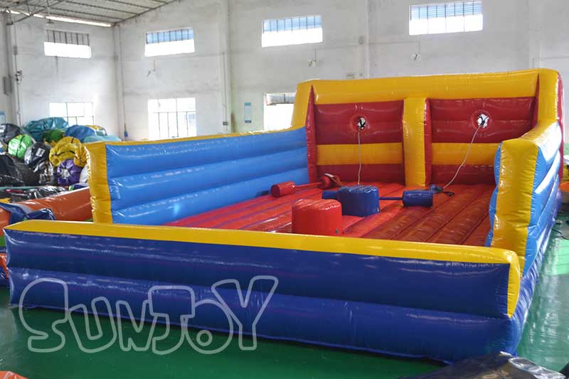bungee run and jousting inflatable