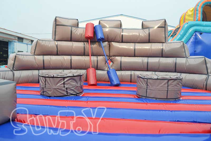 knights dueling inflatable