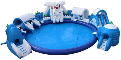 land inflatable water park
