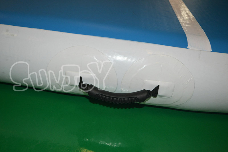 8x6m air floor gymnastics mat handle