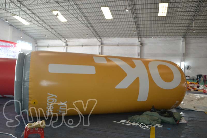 yellow inflatable can