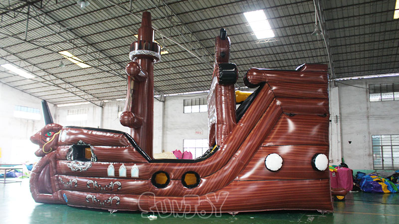 pirate ship inflatable slide picture 3