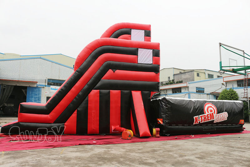 inflatable cliff jump right side